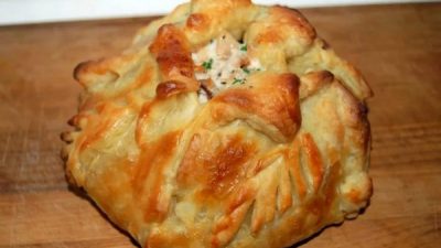 Домашние курники с картофелем и куриным филе
