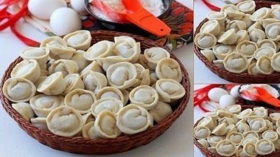 Домашние пельмешки с мясным фаршем