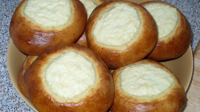 Домашние творожные ватрушки в духовке