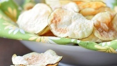 Домашние хрустящие чипсы в микроволновке