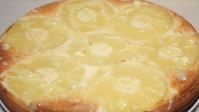 Домашний ананасовый пирог-перевертыш