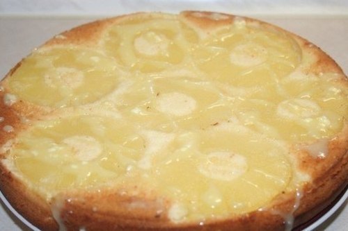Домашний ананасовый пирог-перевертыш