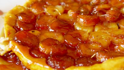 Домашний банановый тарт в духовке