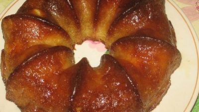 Домашний мандариновый пирог без муки