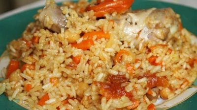 Домашний плов с куриным филе