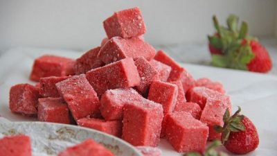 Домашний рахат-лукум с клубникой