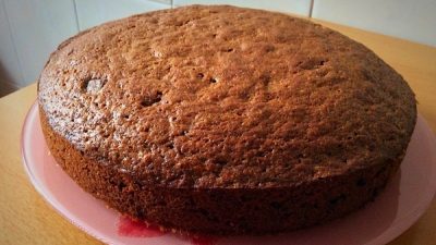 Домашний шоколадно-банановый кекс