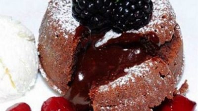 Домашний шоколадный фондан