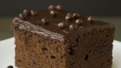 Домашний шоколадный пирог в шоколадной глазури