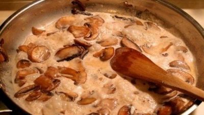 Домашний соус из шампиньонов