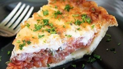 Домашний томатный пирог