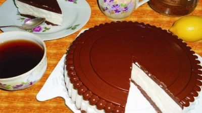 Домашний торт «Птичье молоко» диетический