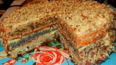 Домашний торт с наполнителями