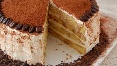 Домашний торт «Тирамису» бисквитный