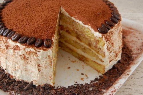 Домашний торт «Тирамису» бисквитный