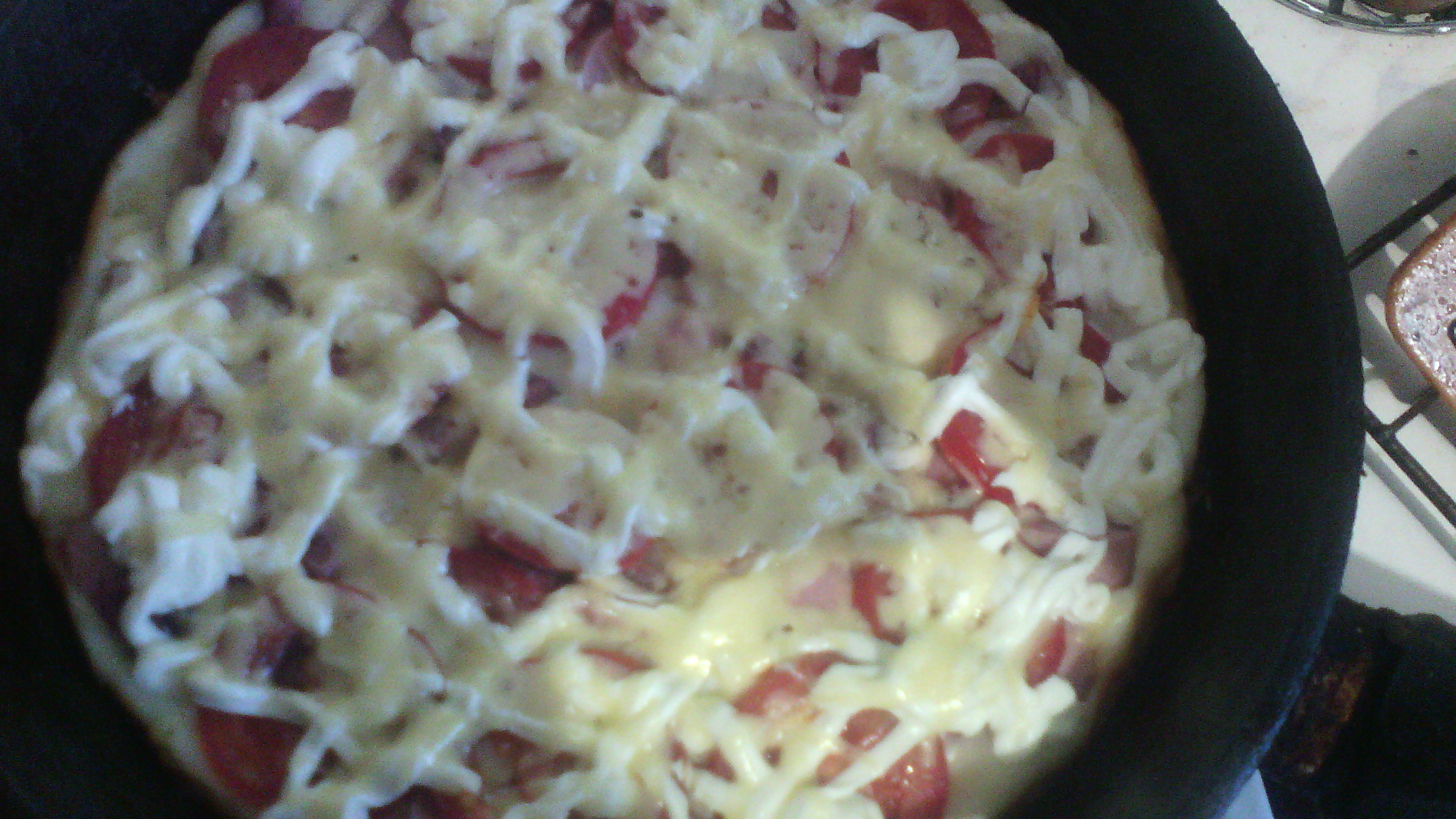 пицца рецепт приготовления в домашних условиях с колбасой и сыром в духовке фото 113