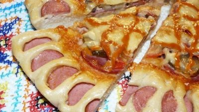 Домашняя пицца с вкусным краешком