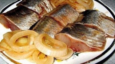 Домашняя сельдь в тузлуке