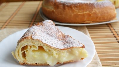Египетский пирог «Фытыр» с кремом