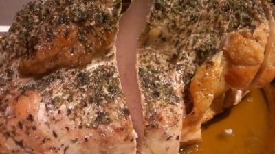 Филе индейки в шампанском