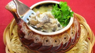 Филе рыбы с картофелем по-орхидски