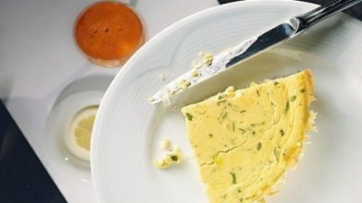 Французский омлет из кабачка