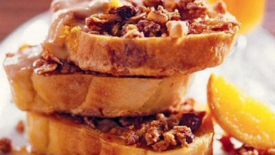 Французский тост с корицей на завтрак