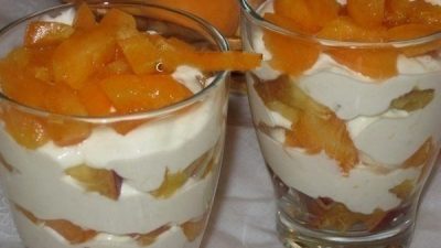 Фруктовый «Летний» десерт со сметаной