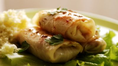 Голубцы «под шубой» с мясным фаршем