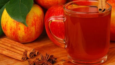 Горячий яблочный сидр по-домашнему