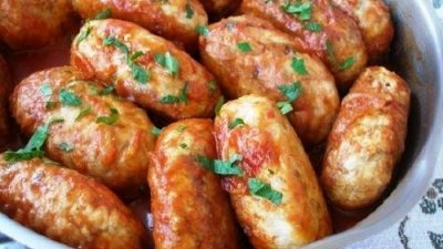 Гречаники из готовой каши с куриным фаршем