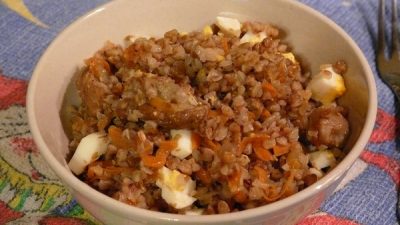 Гречка по-русски без мяса