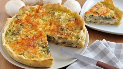 Грибной пирог-жульен