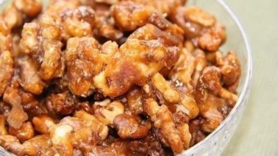 Грильяж из грецких орехов по-домашнему