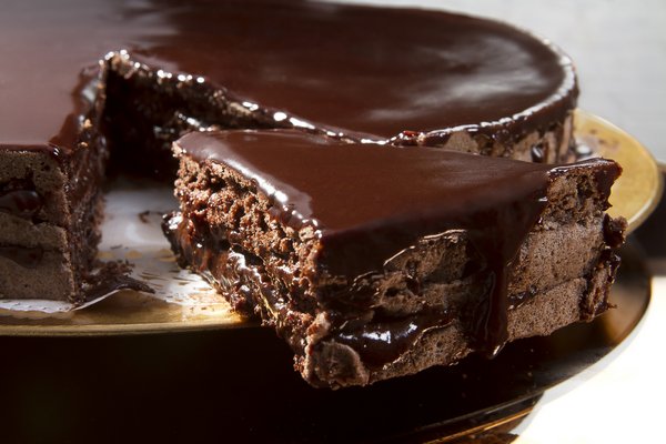 Идеальный шоколадный торт в глазури к празднику