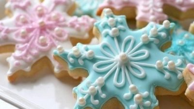 Имбирно-медовое печенье в сахарной глазури