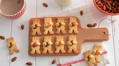 Имбирное печенье «Мишки с орешками» детям