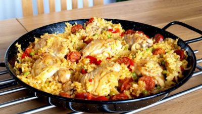 Испанская паэлья с куриным филе