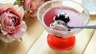 Итальянский ягодный десерт Панна-Котта