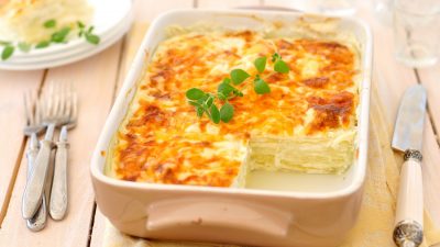 Кабачковая запеканка «Касэрол» с плавленым сыром