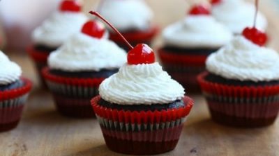 Капкейки по-американски с колой