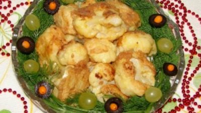 Капуста цветная в кляре с карри