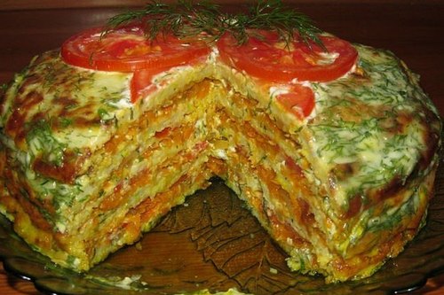 Фирменный рецепт «Формулы еды»: ленивый пирог с капустой и сыром