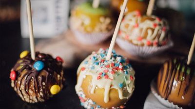 Карамельные яблоки на десерт