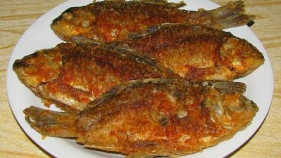 Караси жареные в масле