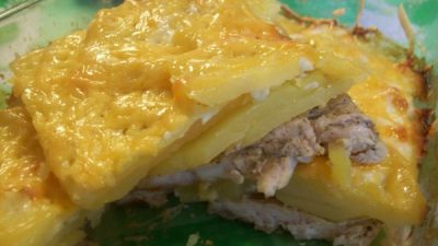 Картофель по-королевски с куриным филе