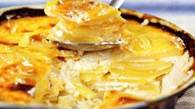 Картофель с творогом и йогуртом по-болгарски