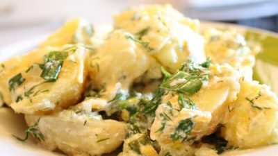 Картофель в сметане на гарнир
