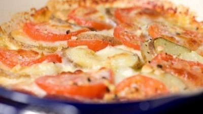 Картофель, запеченный с моцареллой в духовке