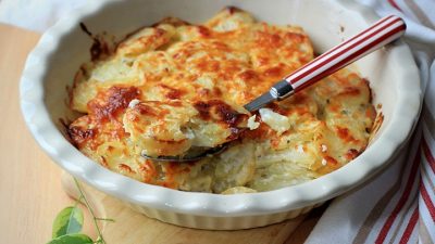 Картофельная запеканка с сыром по-французски